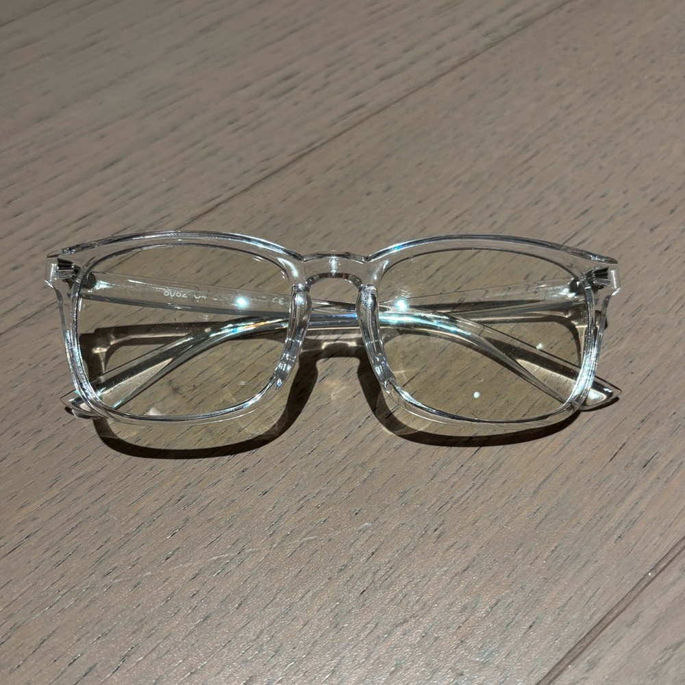 Clear Square Bluelight Glasses